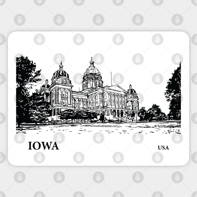 Iowa State USA Sticker by Lakeric